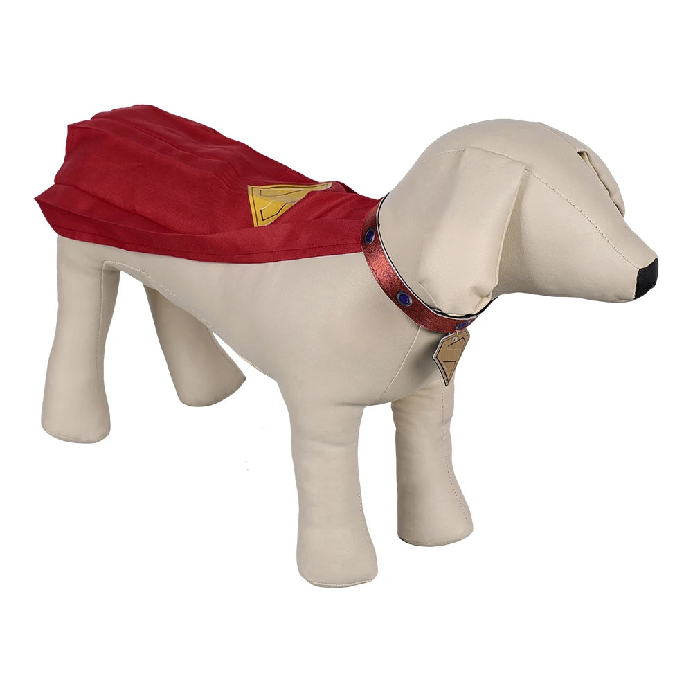 Fantasia Small/ Medium/ large Dog Superdog Krypto Cosplay Cloak – 2025 Superhero Pet Costume