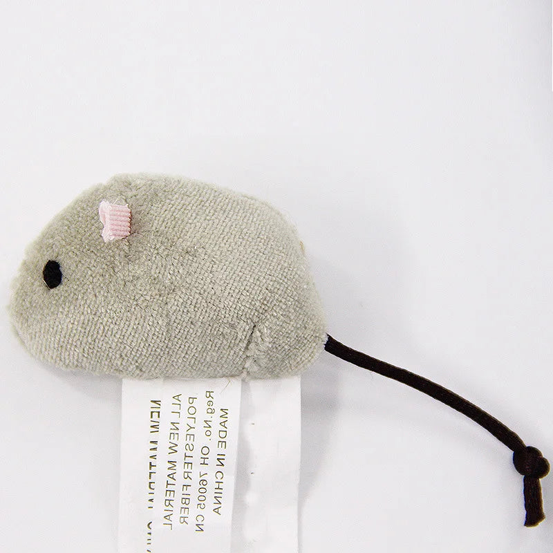 3-Pack Plush Cat Toy Mice – Interactive, Durable & Bite-Resistant Kitten Toys