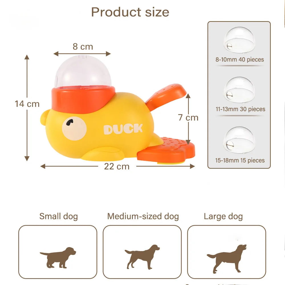 Duck Feeder – Automatic Pet Treat Dispenser & Puzzle Toy