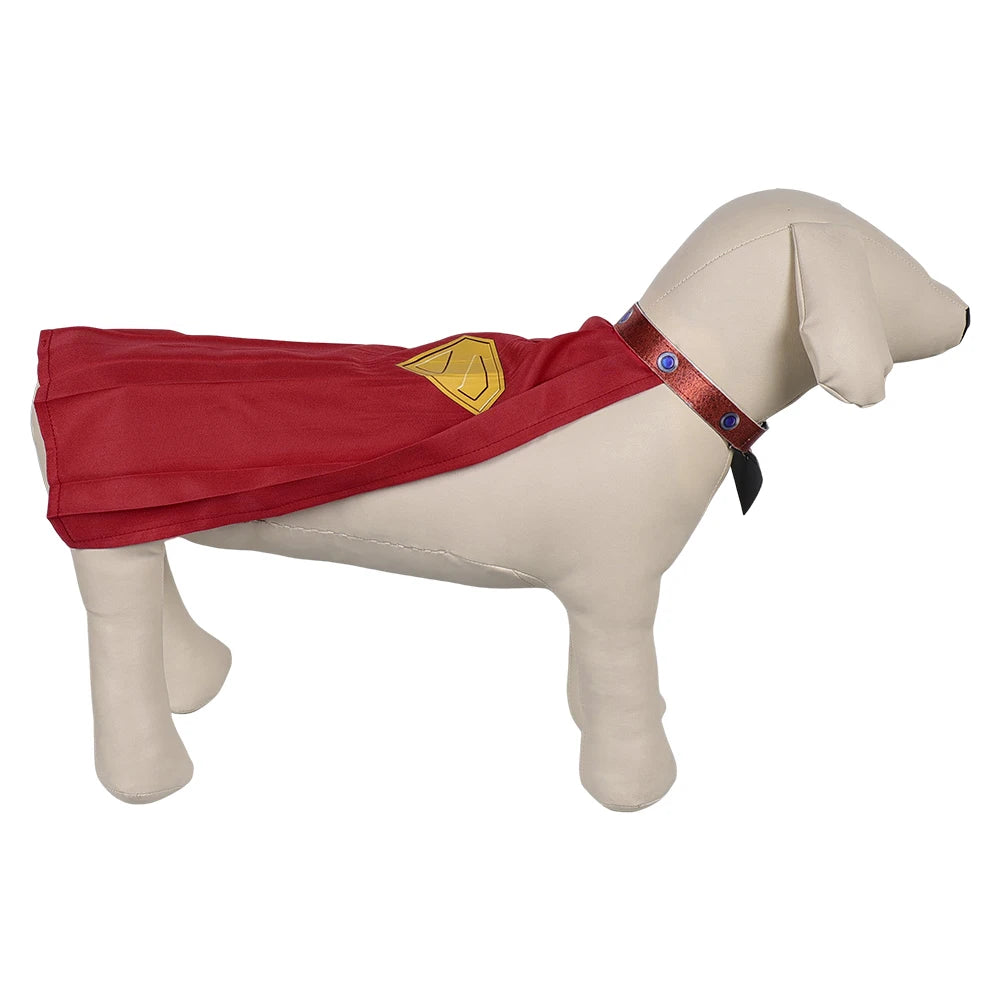 Fantasia Small/ Medium/ large Dog Superdog Krypto Cosplay Cloak – 2025 Superhero Pet Costume