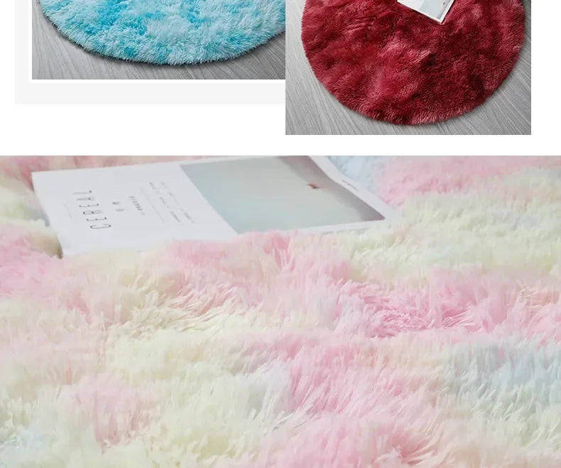 Super Soft pet-friendly carpet Plush Round Rug – Fluffy Carpet for Living Room, Bedroom & Pet Comfort (Dogs & Cat66s)