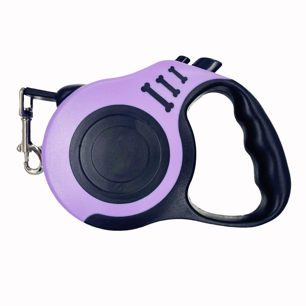 Retractable Dog Leash – 3M/5M Durable Nylon with Quick Lock