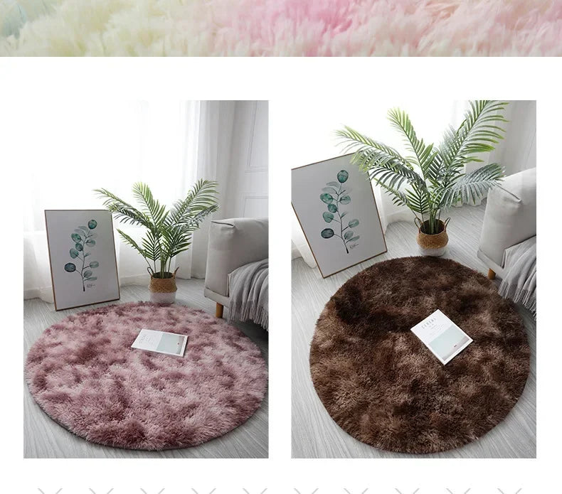 Super Soft pet-friendly carpet Plush Round Rug – Fluffy Carpet for Living Room, Bedroom & Pet Comfort (Dogs & Cat66s)