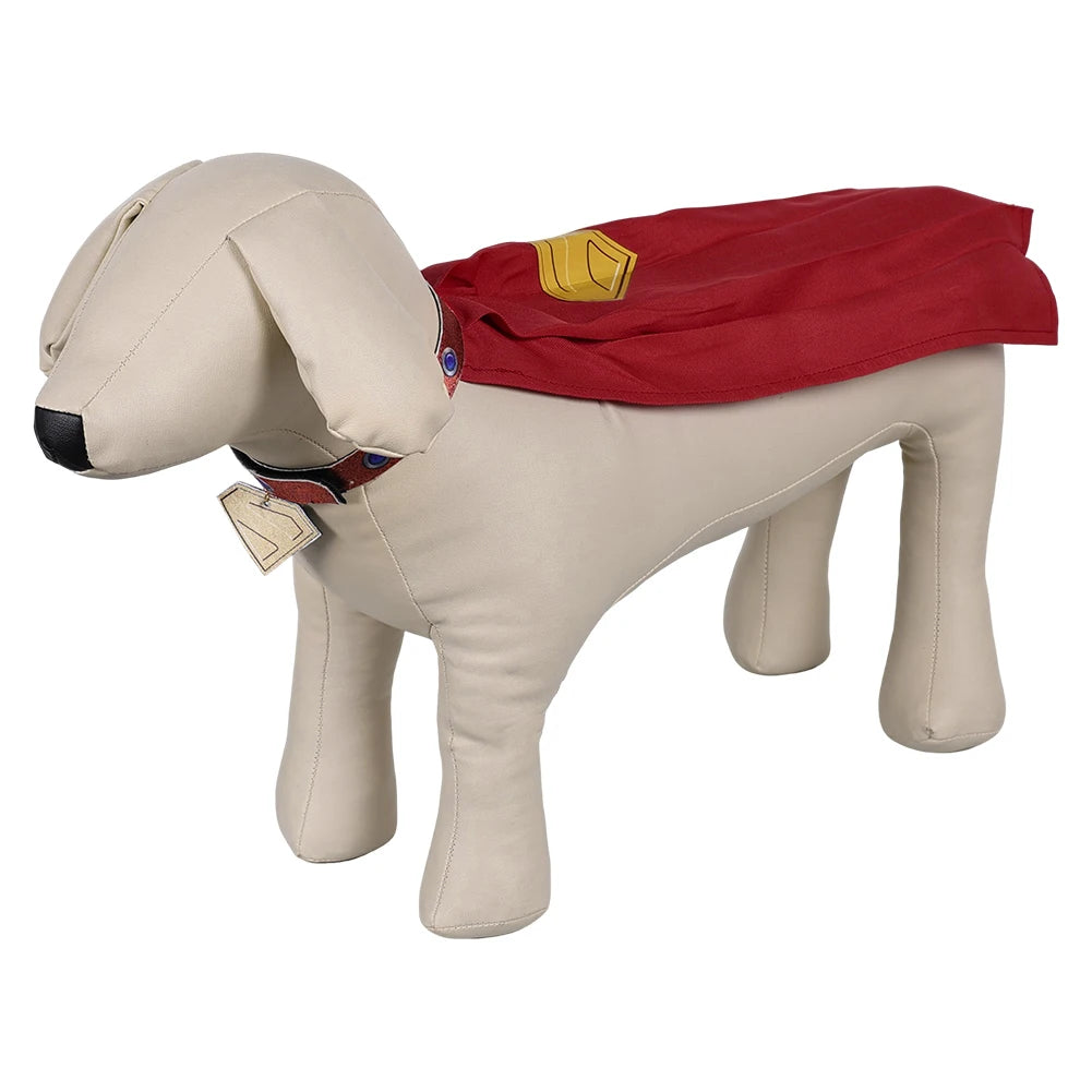 Fantasia Small/ Medium/ large Dog Superdog Krypto Cosplay Cloak – 2025 Superhero Pet Costume