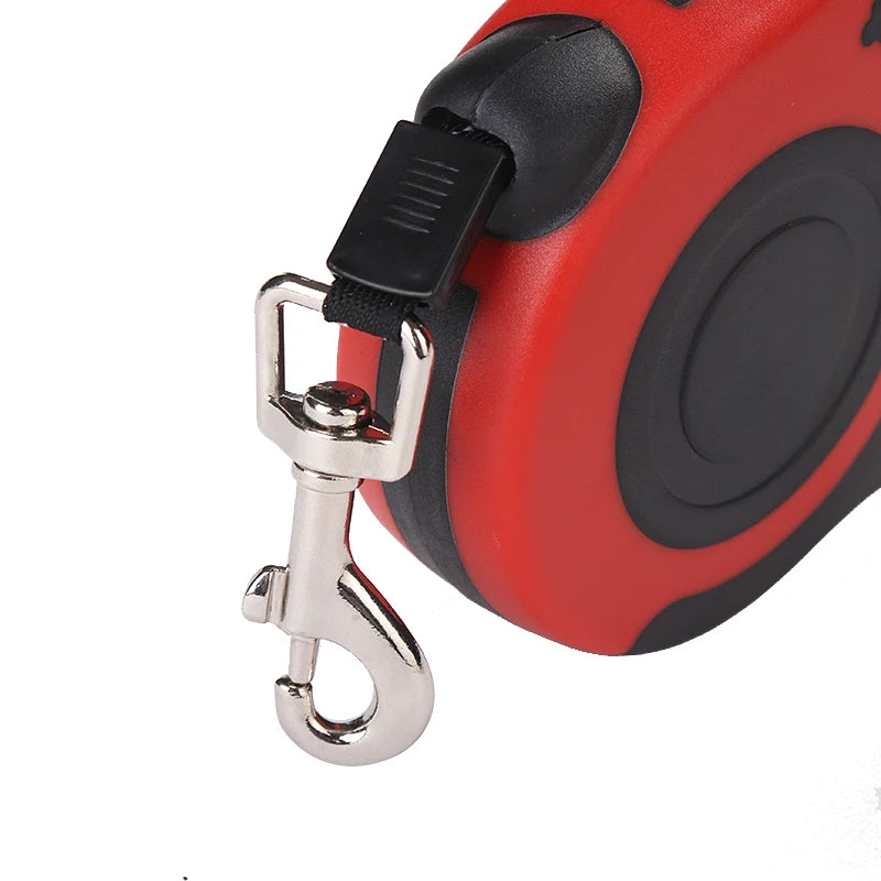 Retractable Dog Leash – 3M/5M Durable Nylon with Quick Lock