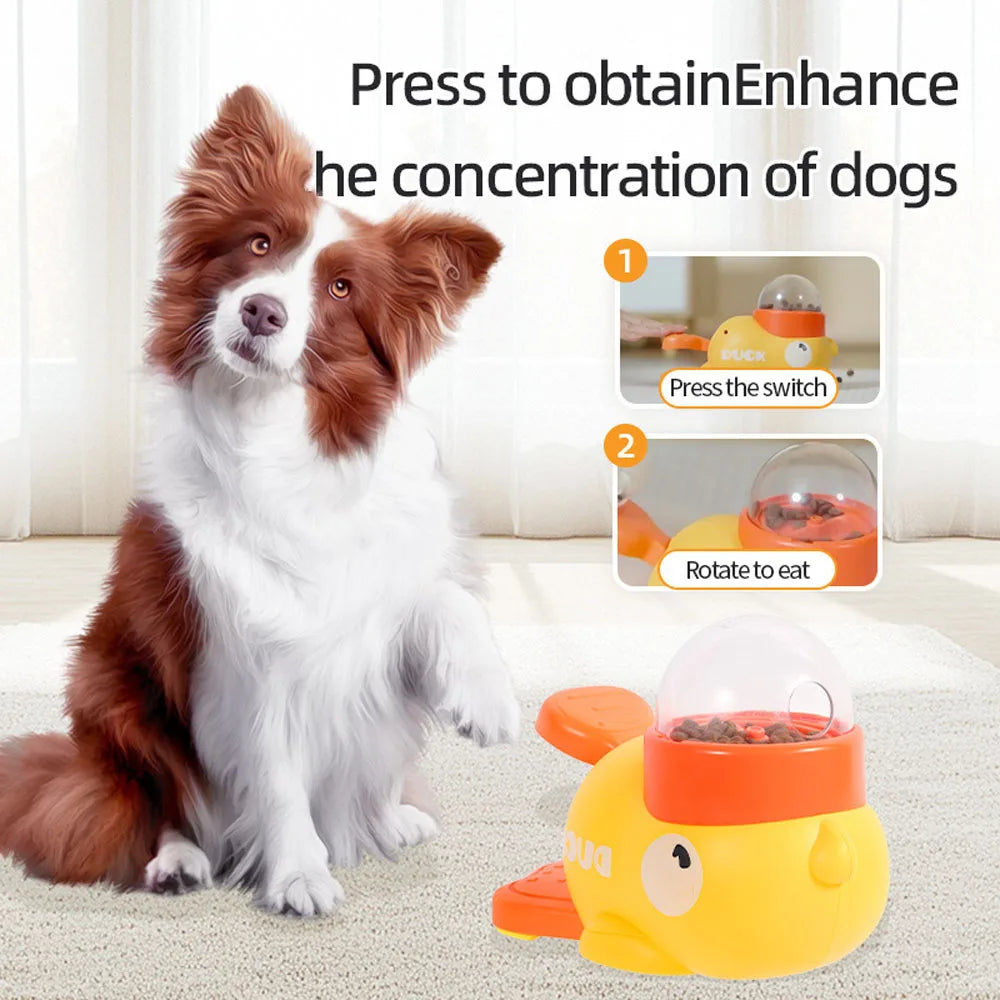 Duck Feeder – Automatic Pet Treat Dispenser & Puzzle Toy