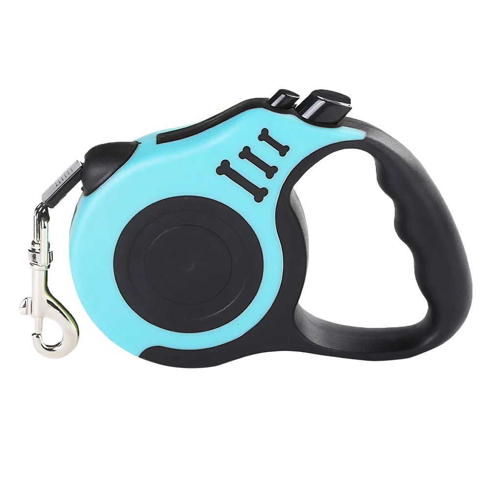 Retractable Dog Leash – 3M/5M Durable Nylon with Quick Lock