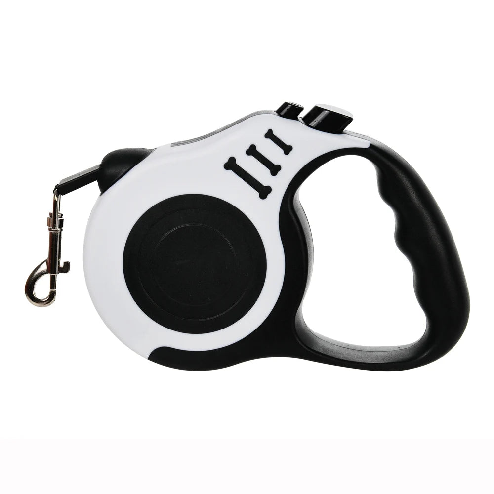 Retractable Dog Leash – 3M/5M Durable Nylon with Quick Lock