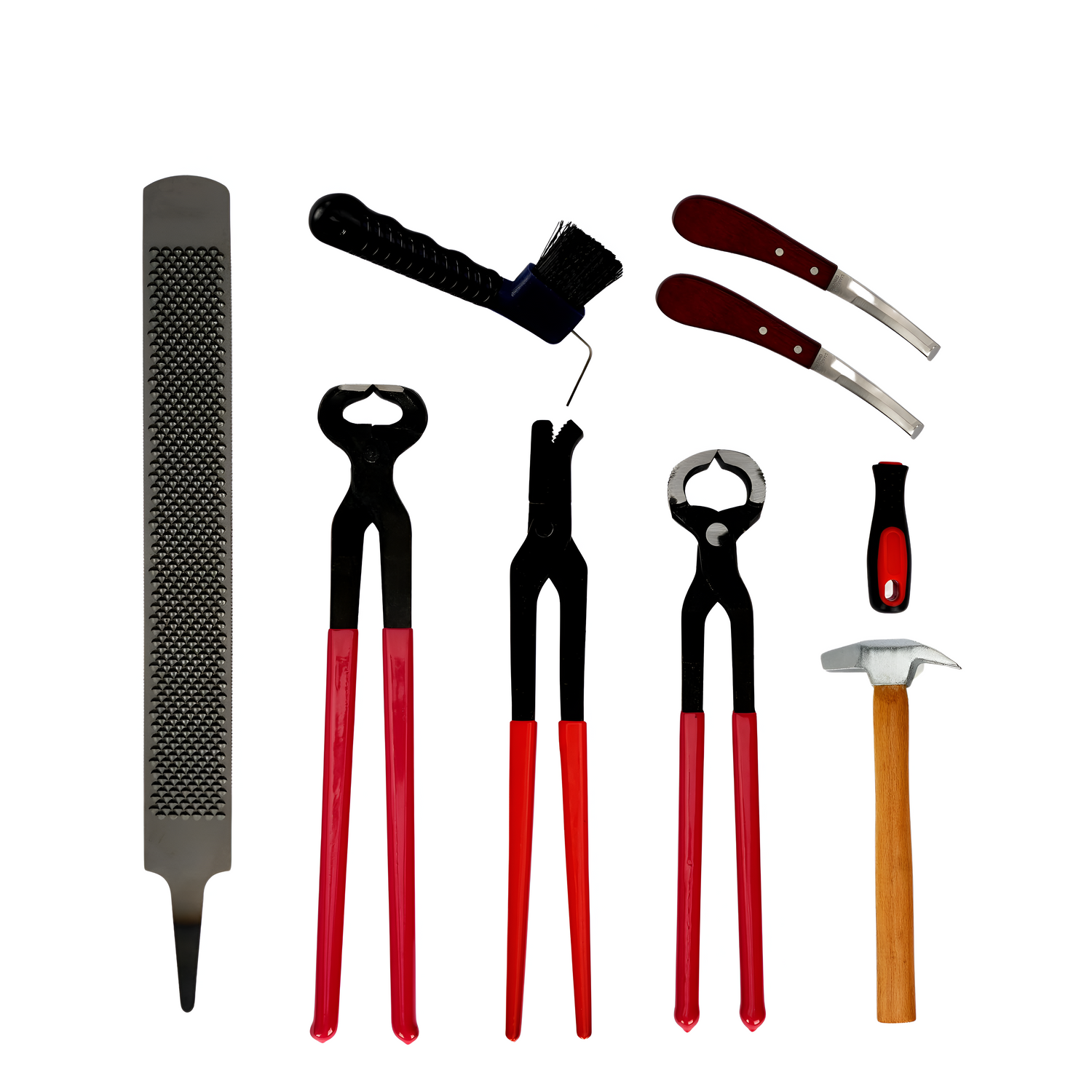 Stable tools and accessories designed for efficient cleaning, organization, and daily horse care