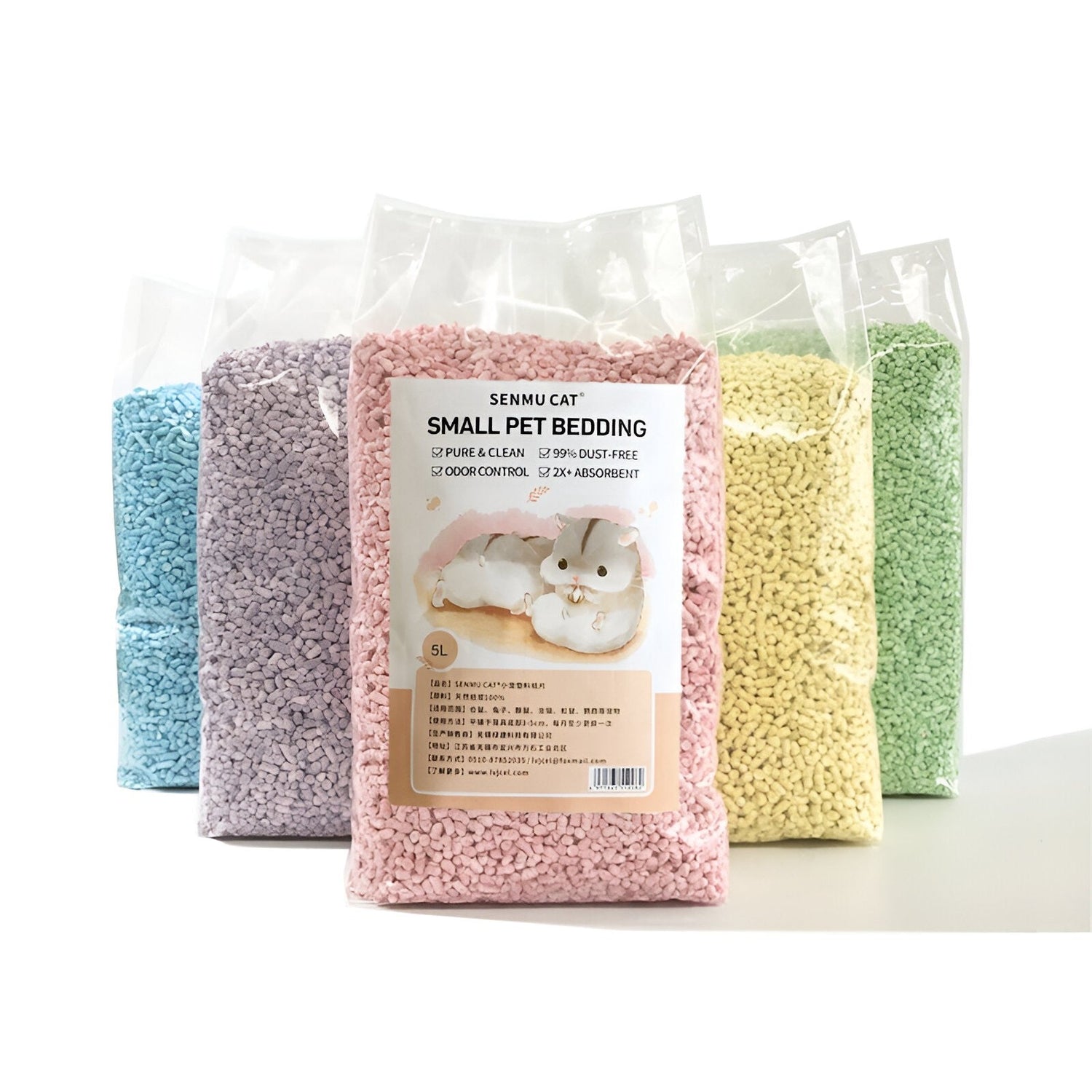 Paper bedding for rabbits, guinea pigs, hamsters, and small pets – soft absorbent cage bedding with odor control, dust-free nesting material for small animal habitats, FurFilled Joy pet supplies