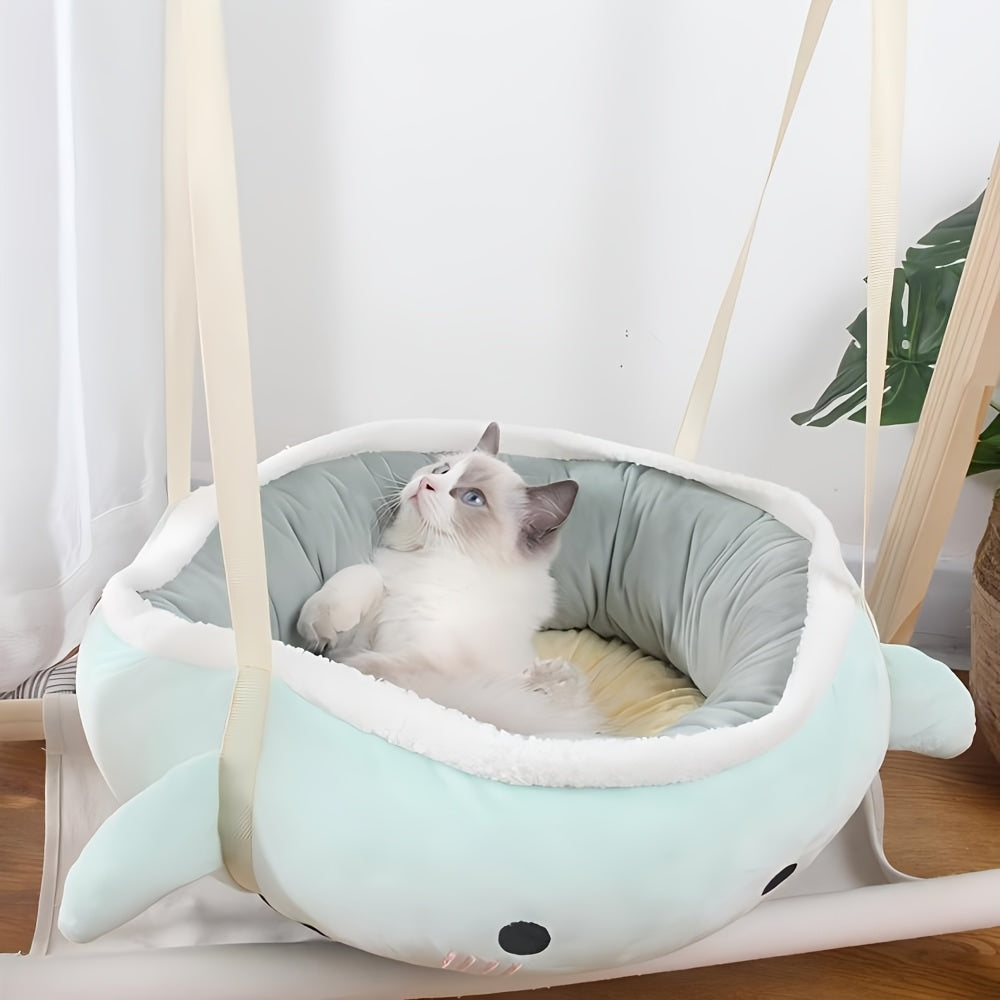 Cozy Pet Hammock – Soft Hanging Bed for Cats & Small Dogs