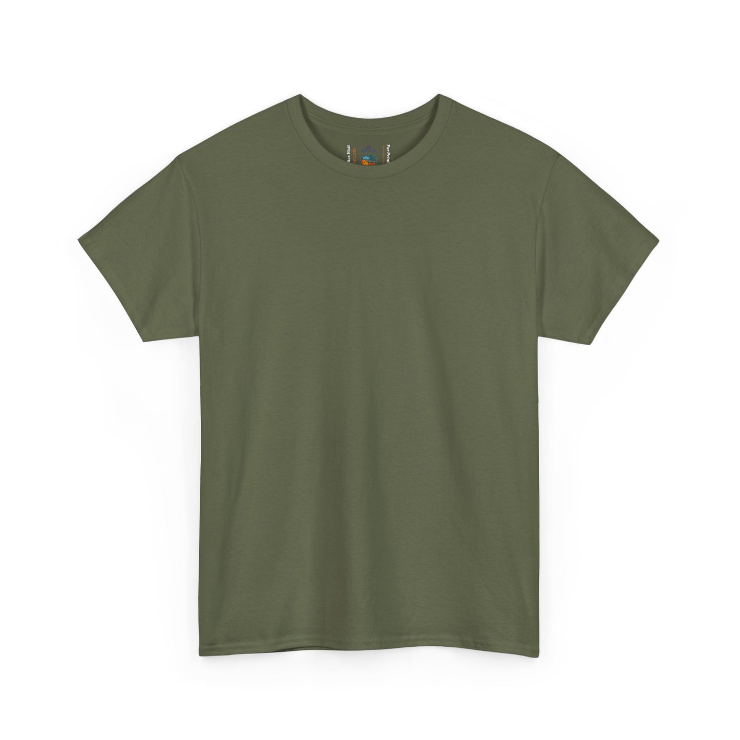 Bulldog Shield Tee - Military Green Map Crest