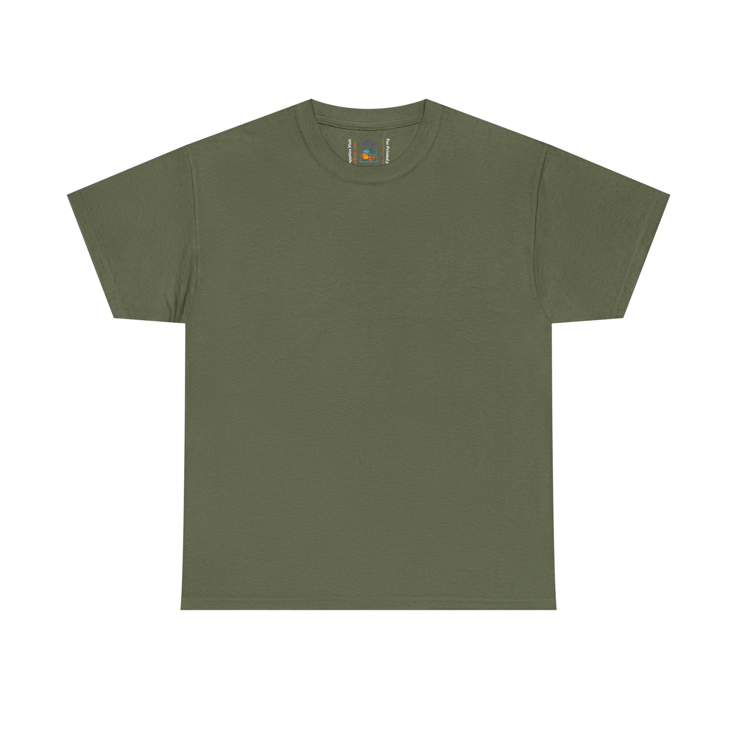 Bulldog Shield Tee - Military Green Map Crest