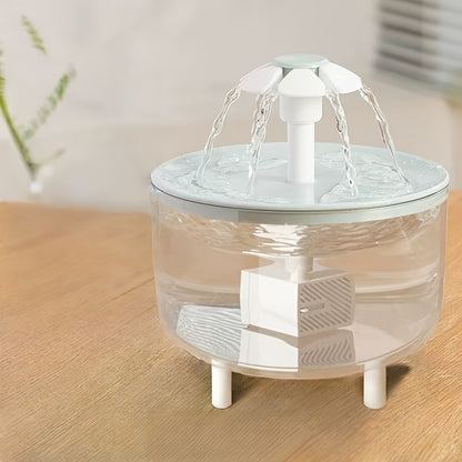 Whisper-Quiet Cat Water Fountain – 48oz BPA-Free with Triple Filtration