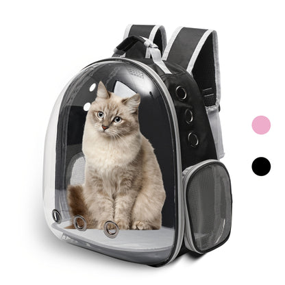 VIVICREATE Cat Backpack Carrier – Ventilated Travel Bag with Capsule Windo
