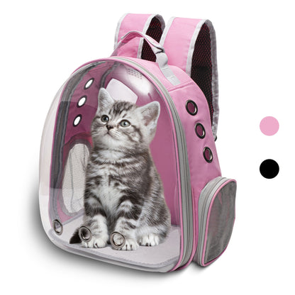 VIVICREATE Cat Backpack Carrier – Ventilated Travel Bag with Capsule Windo