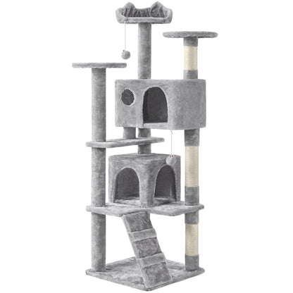 Cat Tree Tower – Multi-Level Condo with Posts, Hammocks & Toys