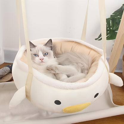 Cozy Pet Hammock – Soft Hanging Bed for Cats & Small Dogs