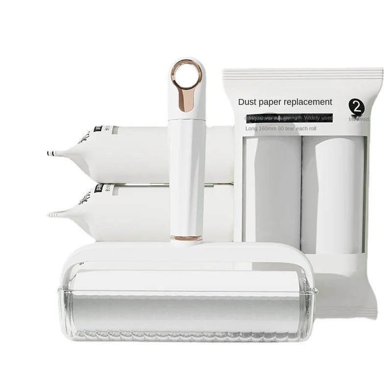 Light Luxury Eco-Friendly Plastic Hair Removal Roller Widened Sticky Artifact Lid for Household Clothes Cleaning Pet Cat Dog