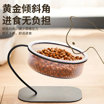 2023 Dropshipping Detachable Plastic Stand Luxury Raised Feeding Elevated Food Water Small Dog Puppy Cat Pet Bowls