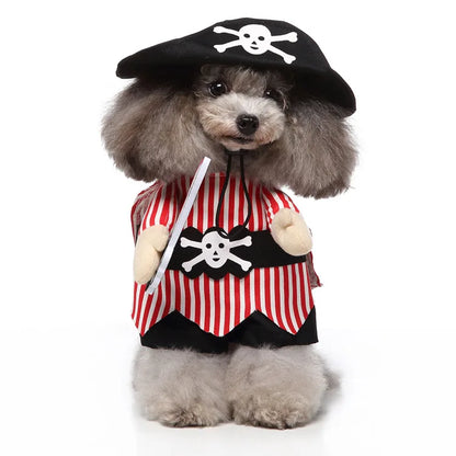 Dropshipping Small Dog Funny Stand up Halloween Christmas Panda Dress up Cosplay Killer Cat Pet Costumes Dog Clothes