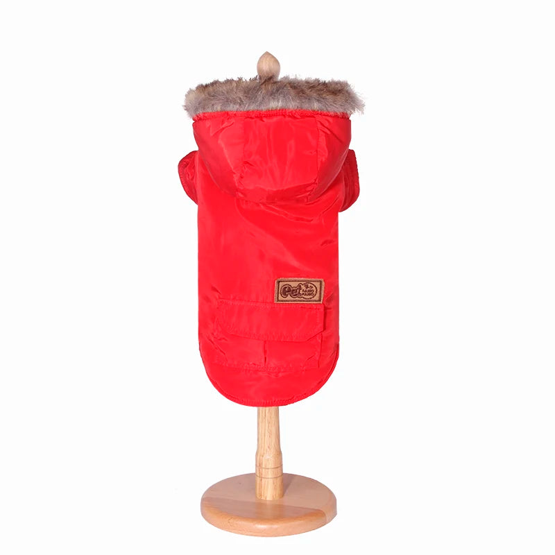 2025 Designer Luxury Faux Fur Pet Jacket Large Winter Warm Dog Clothes Classic Style for Pet and Owner Matching Wholesale