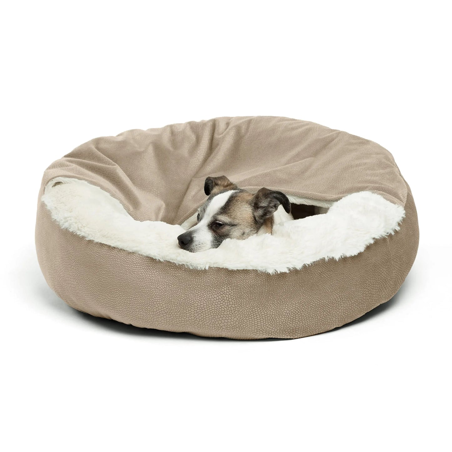 Cozy Cuddler Luxury Orthopedic Dog and Cat Bed Oxford Fabric Hooded Blanket Warm Washable Water Dirt Resistant Cave Pet Beds