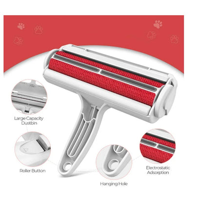 Hot Seller Custom Eco-Friendly Couch Pet Cleaning Laundry Brush Reusable Roller for Grooming and Hair Removal