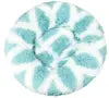 2021 Hot Sale Anti-Slip Donut Shaped Pet Cat Beds Warm Soft Indoor Accessory Faux Fur Material Solid Pattern Travel Feature
