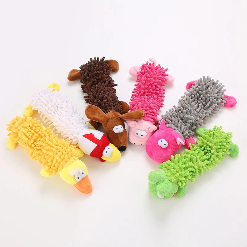 Squeaky Plush Dog Toy – Soft Chew for Small & Medium Dogs