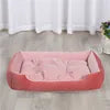 Small 50*37cm Removable Velvet Pet Cushion Furniture Protector for Cat & Dog Modern Calming Bed with Sofa Mat Solid Pattern