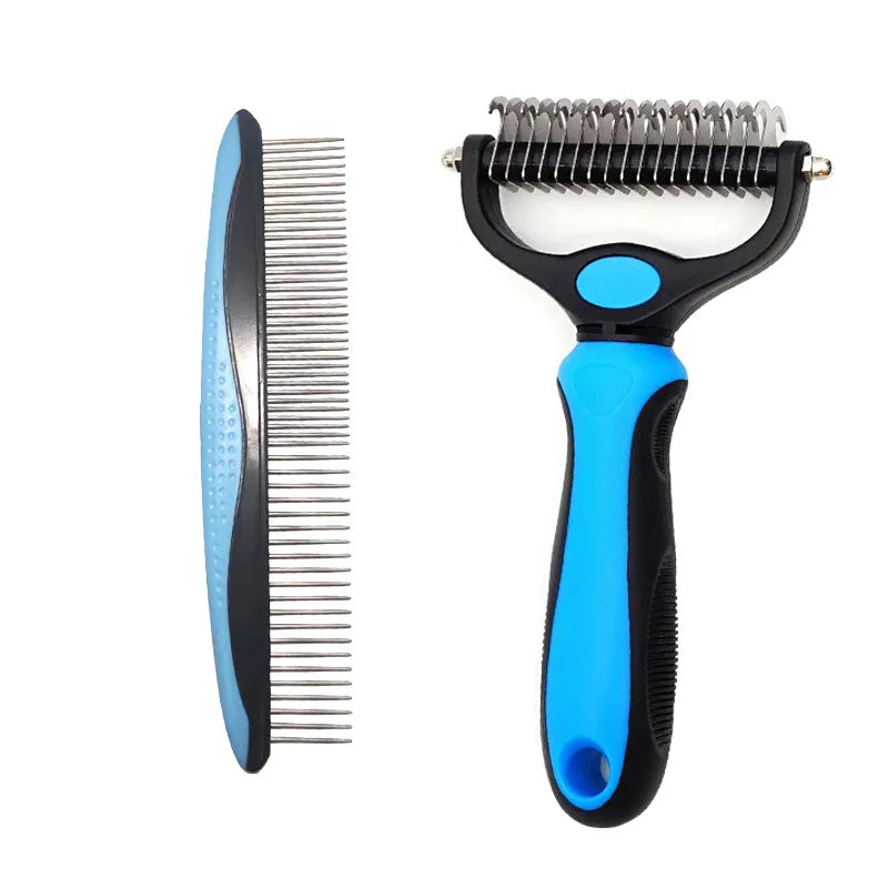 Pet Supplies Brush Comb Knot Combstainless Steel Dog and Cat Knot Knife for Small Medium Large Dogs