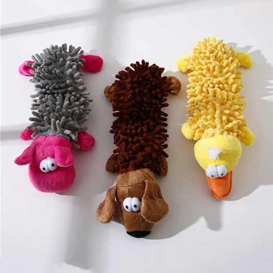 Squeaky Plush Dog Toy – Soft Chew for Small & Medium Dogs