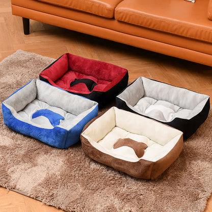 XS Hot Sale 50*38*15cm Dog Bed Sofa New Bone Style Fancy Sleeping Cushion for Small Puppies and Cats Breathable Fashionable