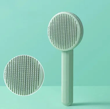 Dropshipping Factory Custom Puppy Cat Self Cleaning Brush Slicker Deshedding Pet Dog Comb Cat Grooming Brush