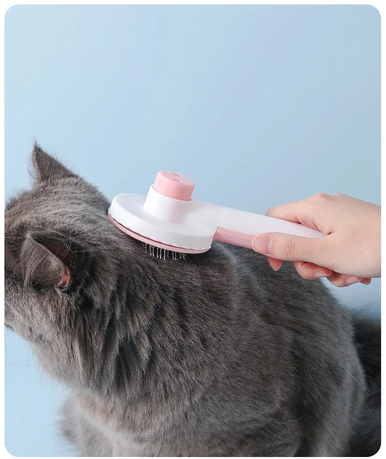 Dropshipping Factory Custom Puppy Cat Self Cleaning Brush Slicker Deshedding Pet Dog Comb Cat Grooming Brush