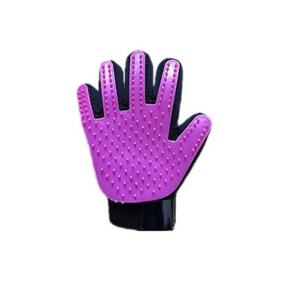 Dropshipping Deshedding Massage Brush Dog Cat Tpr Hair Remover Cleaning Pet Grooming Hair Removal Mitts Pet Gloves