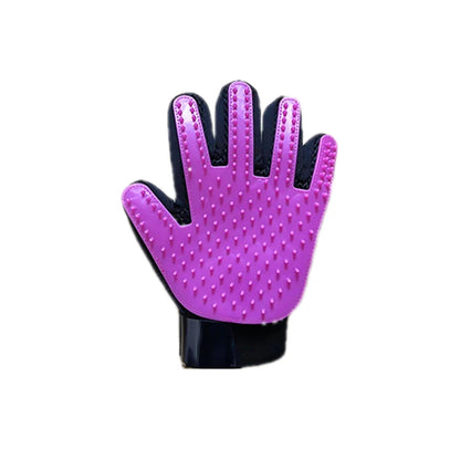 Dropshipping Deshedding Massage Brush Dog Cat Tpr Hair Remover Cleaning Pet Grooming Hair Removal Mitts Pet Gloves