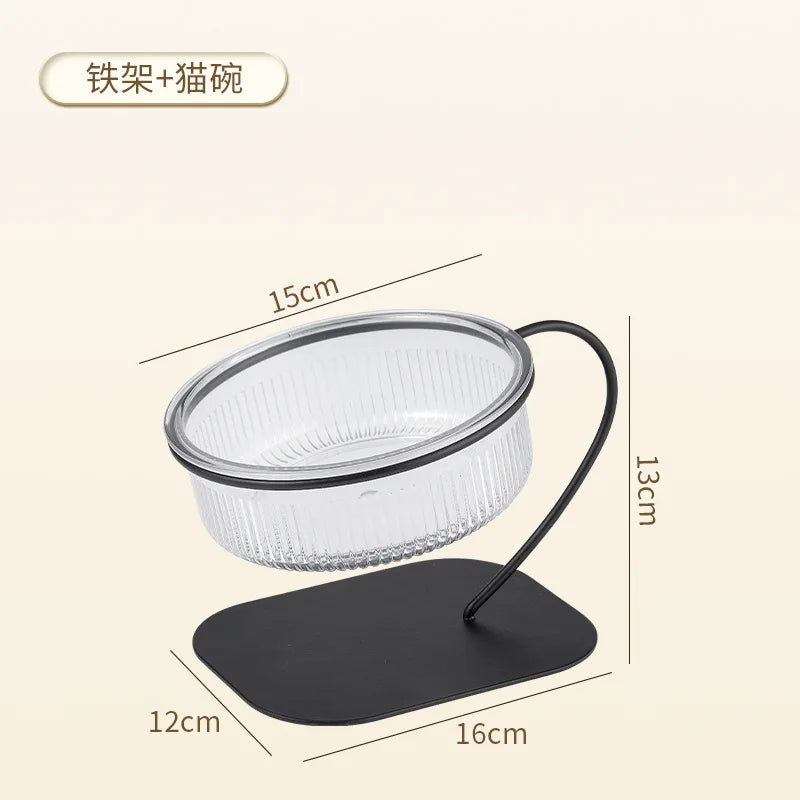 2023 Dropshipping Detachable Plastic Stand Luxury Raised Feeding Elevated Food Water Small Dog Puppy Cat Pet Bowls