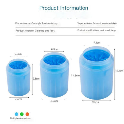 Automatic Pet Paw Cleaner Cup – Portable Dog & Cat Foot Washing Tool for Easy Bathing & Grooming