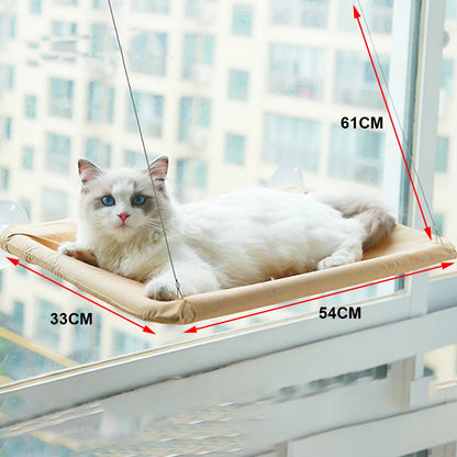 Cat Window Hammock Bed – Durable with Mat, Holds 17.5KG