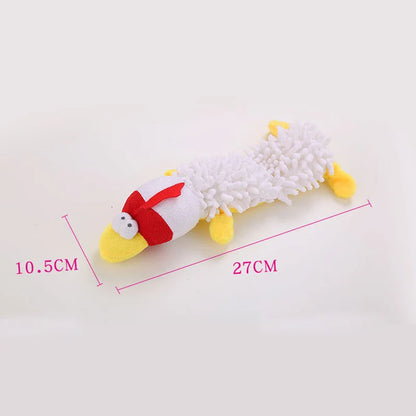 Squeaky Plush Dog Toy – Soft Chew for Small & Medium Dogs