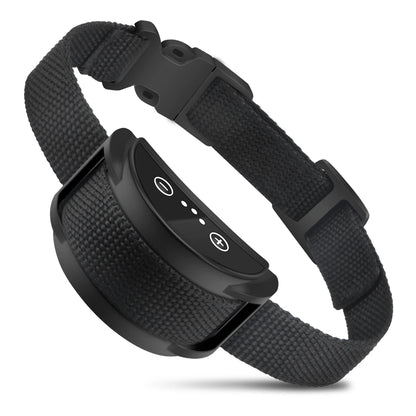 Dropshipping Rechargeable Smart Fancy Anti-Bark Dog Training Collar Large Nylon Shock Vibration Static Electricity Control for