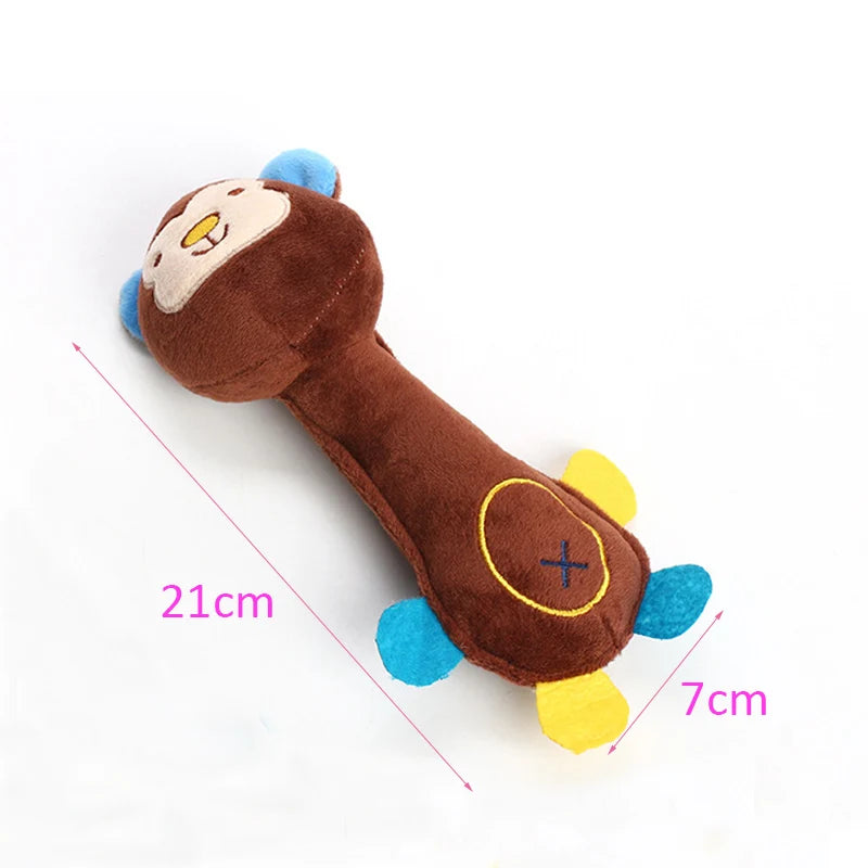 Squeaky Plush Dog Toy – Soft Chew for Small & Medium Dogs