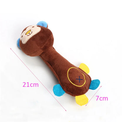 Squeaky Plush Dog Toy – Soft Chew for Small & Medium Dogs