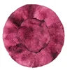 2021 Hot Sale Anti-Slip Donut Shaped Pet Cat Beds Warm Soft Indoor Accessory Faux Fur Material Solid Pattern Travel Feature