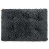 Custom Dog and Cat Winter Sleeping Mat Modern Non-Slip Oxford & Faux Fur Plush Pet Cushion Solid Pattern Bed Pad