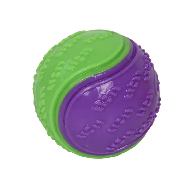 Interactive Puppy Chew Toy Durable Sounding Squeaky Tennis Ball for Dogs Dropshipping Training Pet Molar Biting Rubber Toy