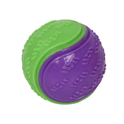 Interactive Puppy Chew Toy Durable Sounding Squeaky Tennis Ball for Dogs Dropshipping Training Pet Molar Biting Rubber Toy