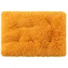 Custom Dog and Cat Winter Sleeping Mat Modern Non-Slip Oxford & Faux Fur Plush Pet Cushion Solid Pattern Bed Pad